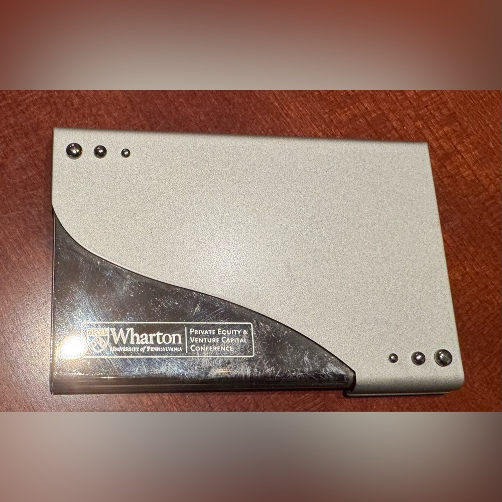 Steel Business Card Holder. New!